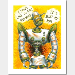 Robots Kill Posters and Art